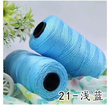 110g MultiColor Strong Braided Thread Silk Satin Nylon Cord Rope DIY Jewelry Bracelet Making Findings Beading Wire 46