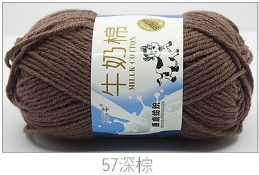 50g/set Milk Cotton Yarn Fine Quality Hand-Knitting Thread Soft Warm DIY Cotton Threads Baby Wool for Hand Knitting Crochet Yarn 55