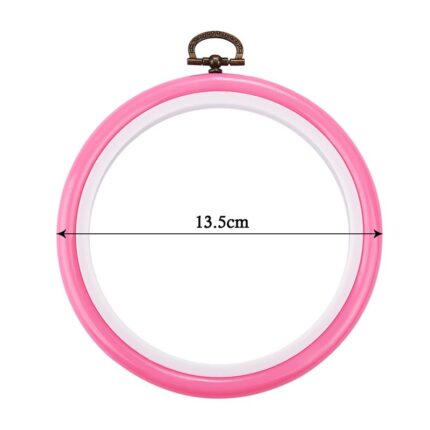Plastic DIY Embroidery Hoops Square Shape Cross Stitch Hoops Frame Ring Household Craft Embroidery Set Sewing Accessories 5 Size 10