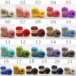 Protein Fleece Wool Yarn Dot Pettern Wool Yarn Medium Coarse Hand-Knitted Sweater Coat Line Hand Knitting Warm Baby Wool Yarn 3