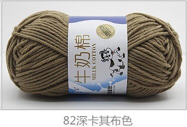 50g/set Milk Cotton Yarn Fine Quality Hand-Knitting Thread Soft Warm DIY Cotton Threads Baby Wool for Hand Knitting Crochet Yarn 78