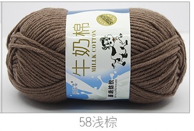 50g/set Milk Cotton Yarn Fine Quality Hand-Knitting Thread Soft Warm DIY Cotton Threads Baby Wool for Hand Knitting Crochet Yarn 54