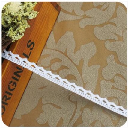 5 Meter/roll White Lace Trim Cotton Embroidered Lace Ribbon  Crochet Lace Fabric DIY Handmade Craft Clothes Sewing Accessories 8