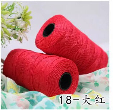 110g MultiColor Strong Braided Thread Silk Satin Nylon Cord Rope DIY Jewelry Bracelet Making Findings Beading Wire 49