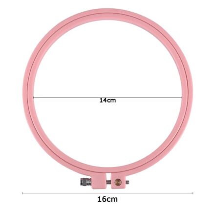 Plastic DIY Embroidery Hoops Square Shape Cross Stitch Hoops Frame Ring Household Craft Embroidery Set Sewing Accessories 5 Size 25