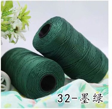 110g MultiColor Strong Braided Thread Silk Satin Nylon Cord Rope DIY Jewelry Bracelet Making Findings Beading Wire 16