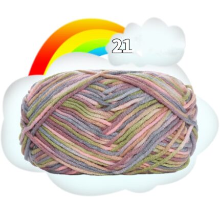 50G Dyed Colorful Milk Sweet Soft Cotton Baby Knitting Wool Yarn Thick Crochet Yarn Thread For DIY Sweater Threads For Knitting 36