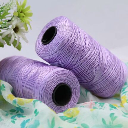Bright Silk Twisted String Handmade Crochet DIY Hat Crochet Shoes Cushion Doll Line Medium Thickness Wool chunky yarn thick yarn 10