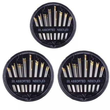 Hot sell 30PC/set , 3set Assorted Hand Sewing Needles Embroidery for Mending Craft Quilt Case 5BB5581 1
