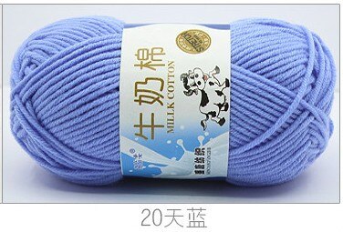 50g/set Milk Cotton Yarn Fine Quality Hand-Knitting Thread Soft Warm DIY Cotton Threads Baby Wool for Hand Knitting Crochet Yarn 24