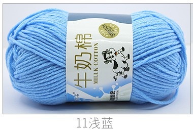 50g/set Milk Cotton Yarn Fine Quality Hand-Knitting Thread Soft Warm DIY Cotton Threads Baby Wool for Hand Knitting Crochet Yarn 17